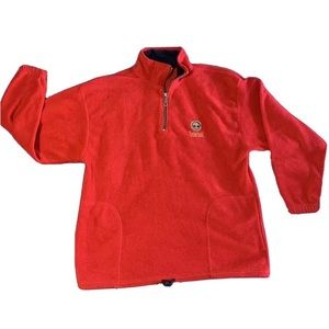 VTG 90s Timberland Fleece Pullover Mens Size XL Made In USA